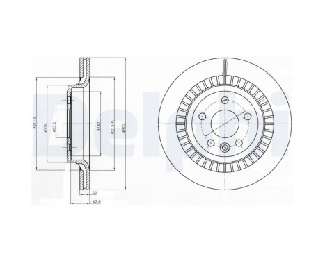 Disque de frein BG4270 Delphi