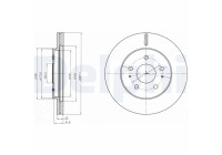 Disque de frein BG4326 Delphi
