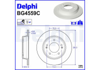 Disque de frein BG4559C Delphi