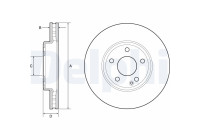 Disque de frein BG4646C Delphi