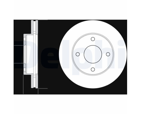 Disque de frein BG4651C Delphi