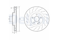 Disque de frein BG4658C Delphi