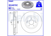 Disque de frein BG4970C Delphi