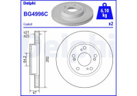 Disque de frein BG4996C Delphi