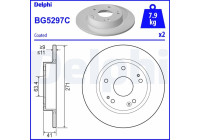 Disque de frein BG5297C Delphi