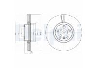 Disque de frein BG9063C Delphi