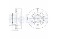 Disque de frein BG9067 Delphi