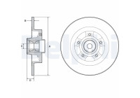 Disque de frein BG9115RS Delphi
