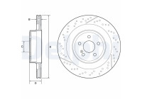 Disque de frein BG9118C Delphi