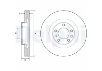 Disque de frein BG9119C Delphi