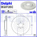 Disque de frein BG9126C Delphi
