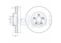 Disque de frein BG9168C Delphi
