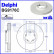 Disque de frein BG9176C Delphi, Vignette 3