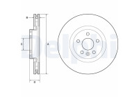 Disque de frein BG9183C Delphi
