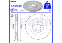Disque de frein BG9339C Delphi