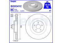 Disque de frein BG9341C Delphi