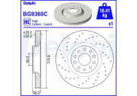 Disque de frein BG9360C Delphi