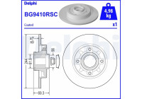 Disque de frein BG9410RSC Delphi