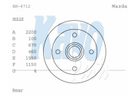 Disque de frein BR-4712 Kavo parts