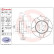 Disque de frein BREMBO MAX LINE 08.7211.76, Vignette 4