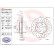 Disque de frein BREMBO XTRA LINE 09.A455.1X, Vignette 3