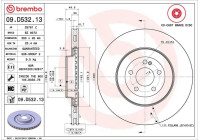 Disque de frein CO-CAST DISCS LINE 09.D532.13 Brembo