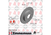 Disque de frein COAT Z 200.2505.20 Zimmermann
