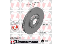 Disque de frein COAT Z 290.2268.20 Zimmermann