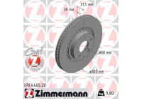 Disque de frein COAT Z 370.4405.20 Zimmermann