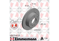 Disque de frein COAT Z 400.5546.20 Zimmermann