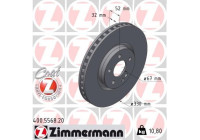 Disque de frein COAT Z 400.5568.20 Zimmermann