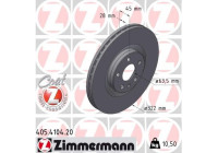 Disque de frein COAT Z 405.4104.20 Zimmermann