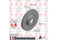 Disque de frein COAT Z 430.1465.20 Zimmermann