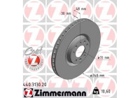 Disque de frein COAT Z 440.3130.20 Zimmermann