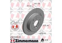Disque de frein COAT Z 450.5203.20 Zimmermann