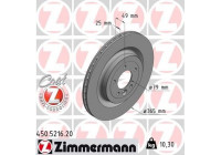 Disque de frein COAT Z 450.5216.20 Zimmermann