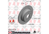 Disque de frein COAT Z 450.5217.20 Zimmermann