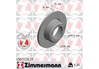 Disque de frein COAT Z 450.5224.20 Zimmermann
