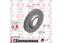 Disque de frein COAT Z 460.1507.20 Zimmermann