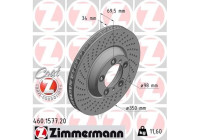Disque de frein COAT Z 460.1577.20 Zimmermann
