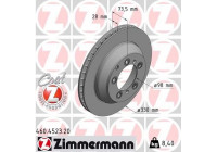 Disque de frein COAT Z 460.4523.20 Zimmermann