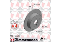 Disque de frein COAT Z 590.2590.20 Zimmermann