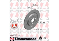 Disque de frein COAT Z 590.2595.20 Zimmermann