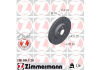 Disque de frein COAT Z 590.2849.20 Zimmermann