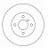 Disque de frein COATED 15721 ABS