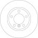 Disque de frein COATED 16536 ABS