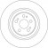 Disque de frein COATED 17037 ABS