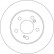 Disque de frein COATED 17107 ABS