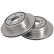 Disque de frein COATED 17764 ABS