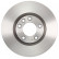 Disque de frein COATED 18107 ABS